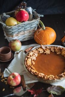 baked pie by Diliara Garifullina courtesy of Unsplash.